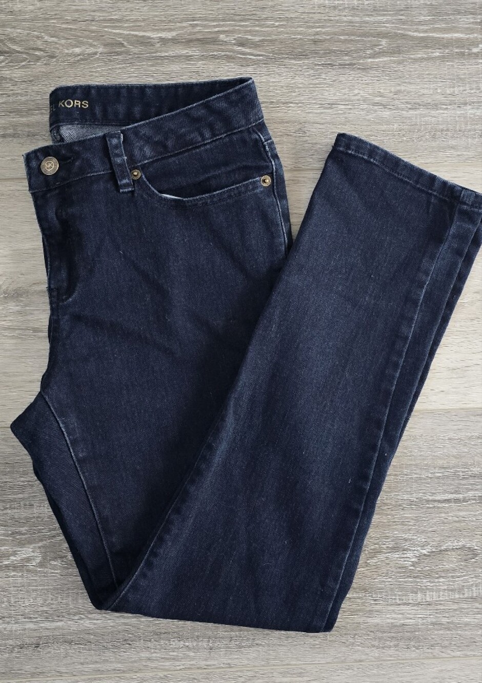 Michael KORS Women's Dark Blue Denim Jeans Size US 8